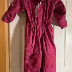 Helly Hansen Red and White Snowsuit size 4